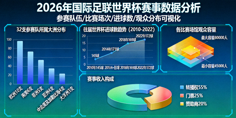 2026年国际足联世界杯赛事数据分析图表与可视化展示