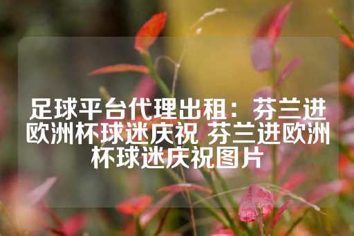 足球平台代理出租：芬兰进欧洲杯球迷庆祝 芬兰进欧洲杯球迷庆祝图片-第1张图片-皇冠信用盘出租