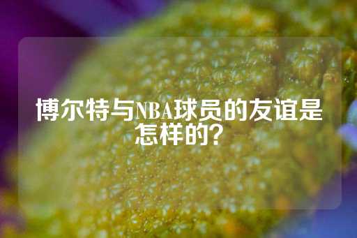 博尔特与NBA球员的友谊是怎样的？-第1张图片-皇冠信用盘出租