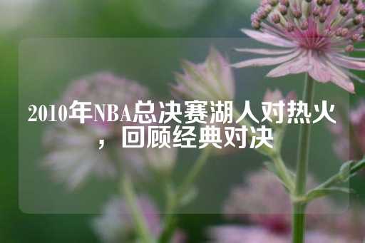 2010年NBA总决赛湖人对热火，回顾经典对决-第1张图片-皇冠信用盘出租